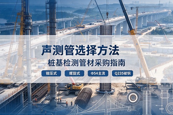 黑水声测管选型标准