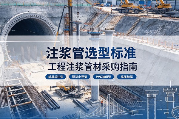 黑水注浆管选型标准