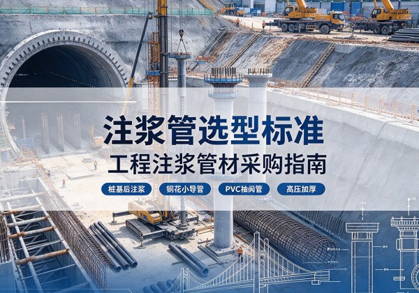 黑水注浆管选型标准